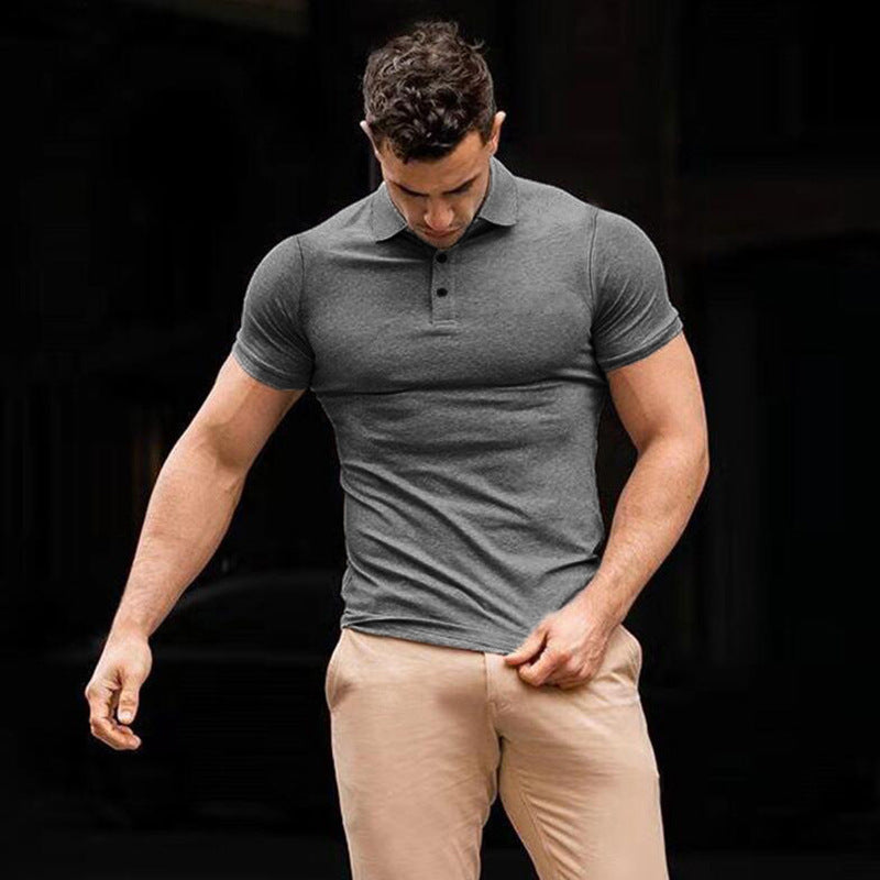 Sports Polo Shirt Summer Short-sleeved Tops Men Clothing