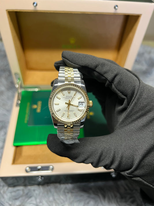 Rolex Datejust 31MM beyaz Kadran Replika Bayan Kol Saati