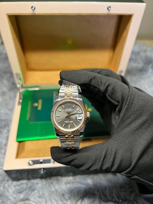 Rolex Datejust 31MM Gri Kadran Replika Bayan Kol Saati
