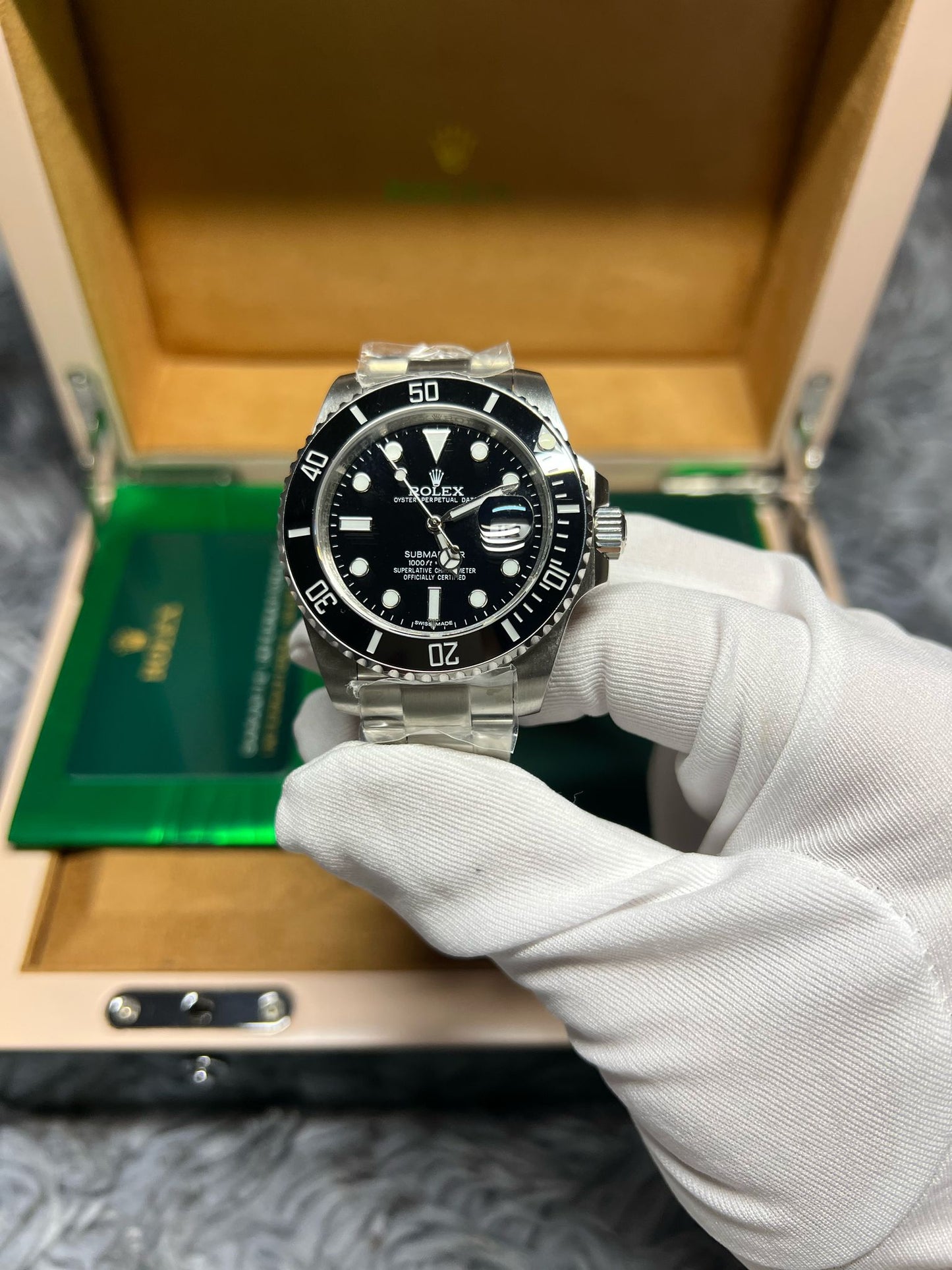 Rolex Submariner Siyah Kadran Seramik Besel Erkek Kol Saati